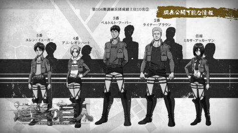第104期訓練兵団成績上位10名②