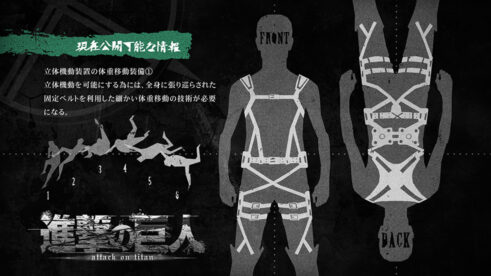 立体機動装置の体重移動装備①