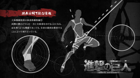 立体機動装置の体重移動装備③